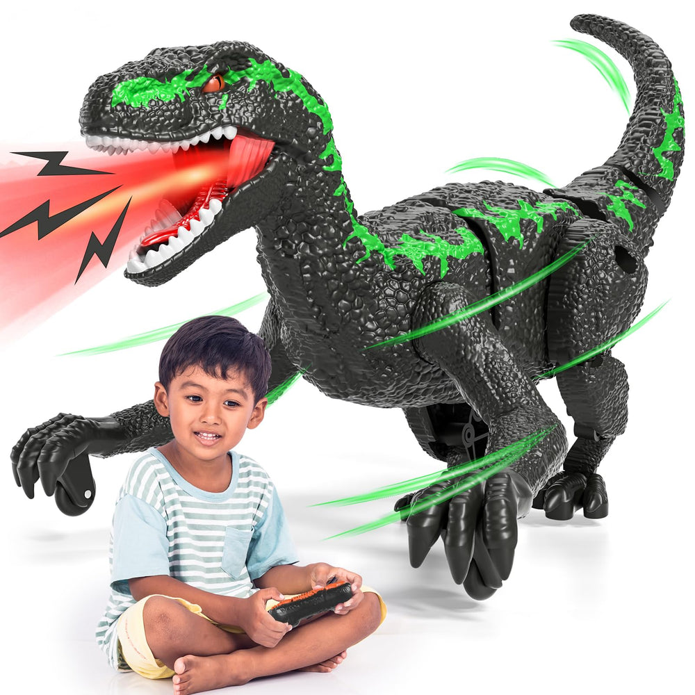 LILYBUDS remote-control dinosaur toy walking mode for interactive play