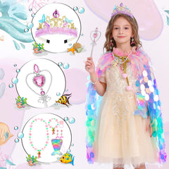 LIMIROLER mermaid tail bag keeps accessories organized during play.