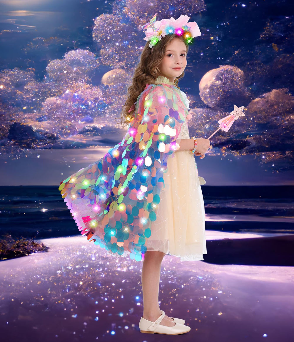 LIMIROLER mermaid tail bag keeps accessories organized during playtime.