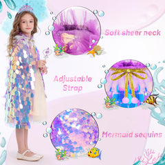 Limiroler mermaid tail bag stores accessories during play