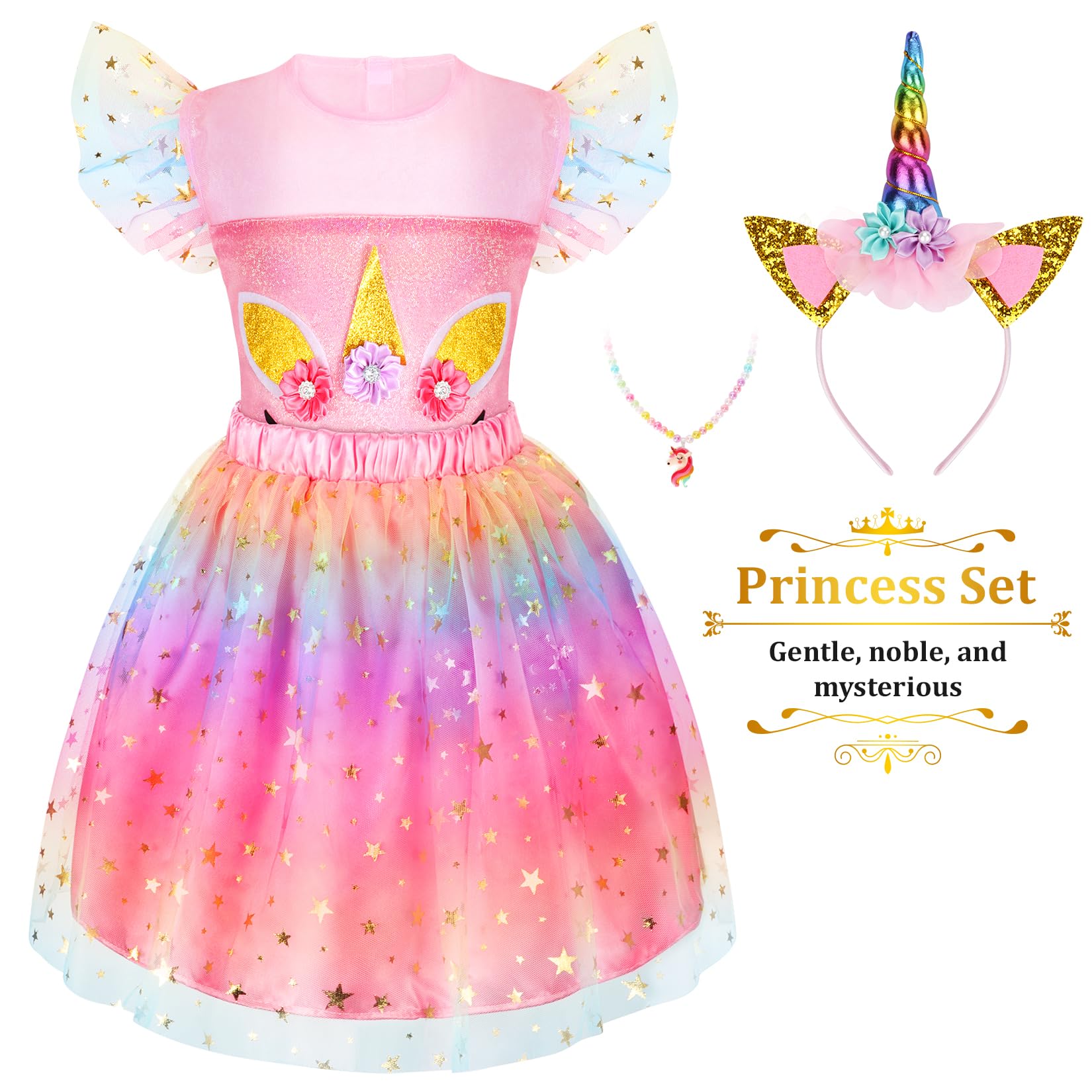 LIMIROLER princess accessory kit with wand supports storytelling fun