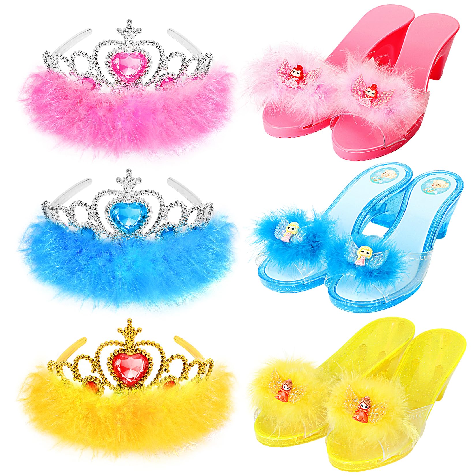 LIMIROLER princess dress-up shoes set packaging for imaginative play