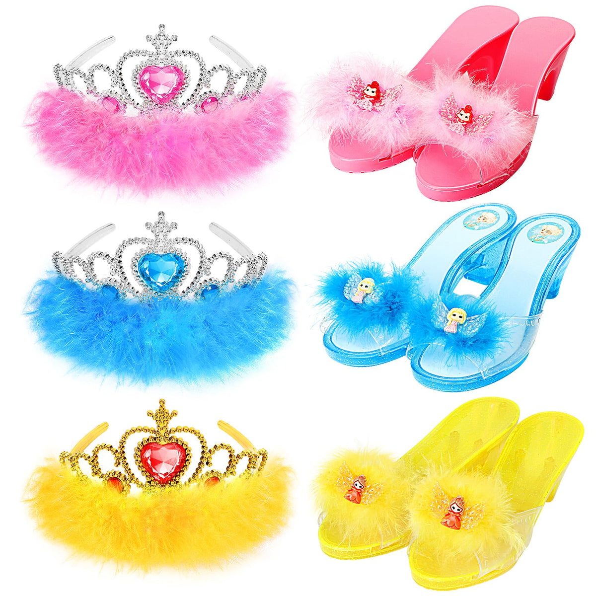 LIMIROLER princess dress-up shoes set packaging for imaginative play