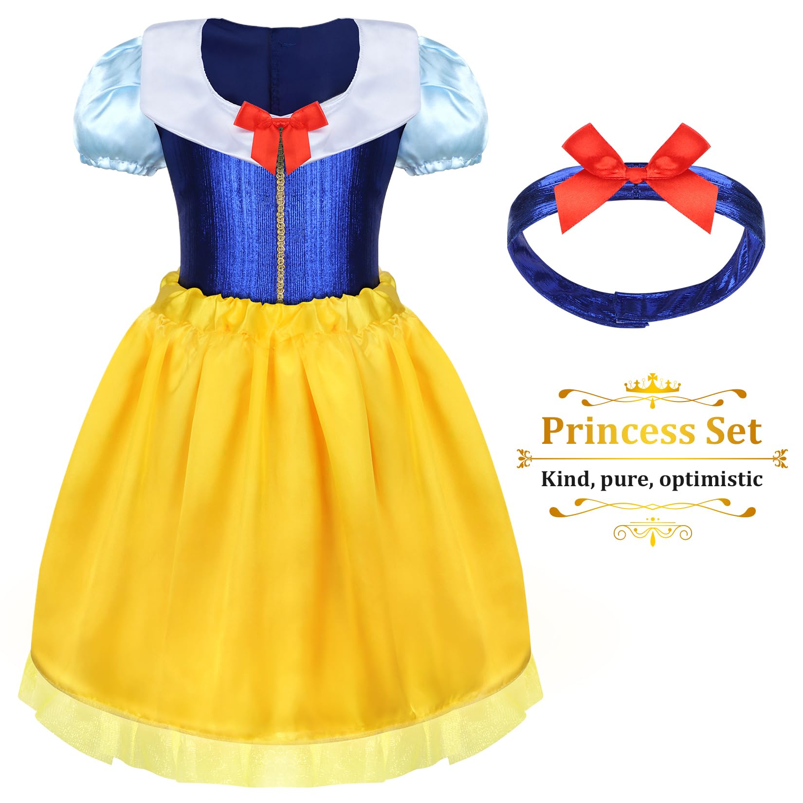 LIMIROLER princess earrings complete the magical ensemble for pretend fashion