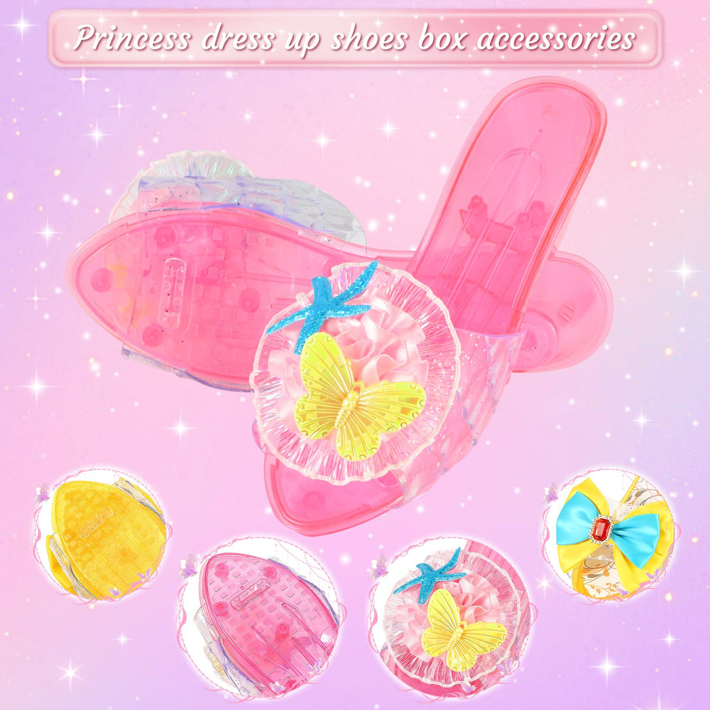 LIMIROLER princess earrings enhance coordinated costume storytelling.