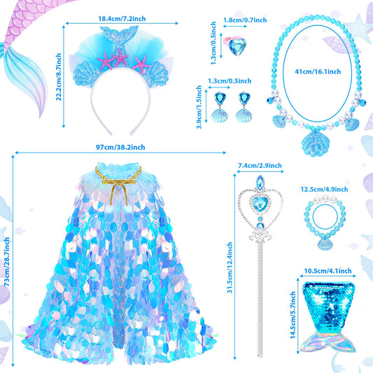 LIMIROLER mermaid hair hoop adds whimsy to pretend play