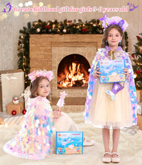 LIMIROLER princess magic wand completes dress-up set for storytelling adventures.