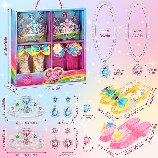 LIMIROLER princess shoes set pair B for imaginative storytelling and comfortable wear.