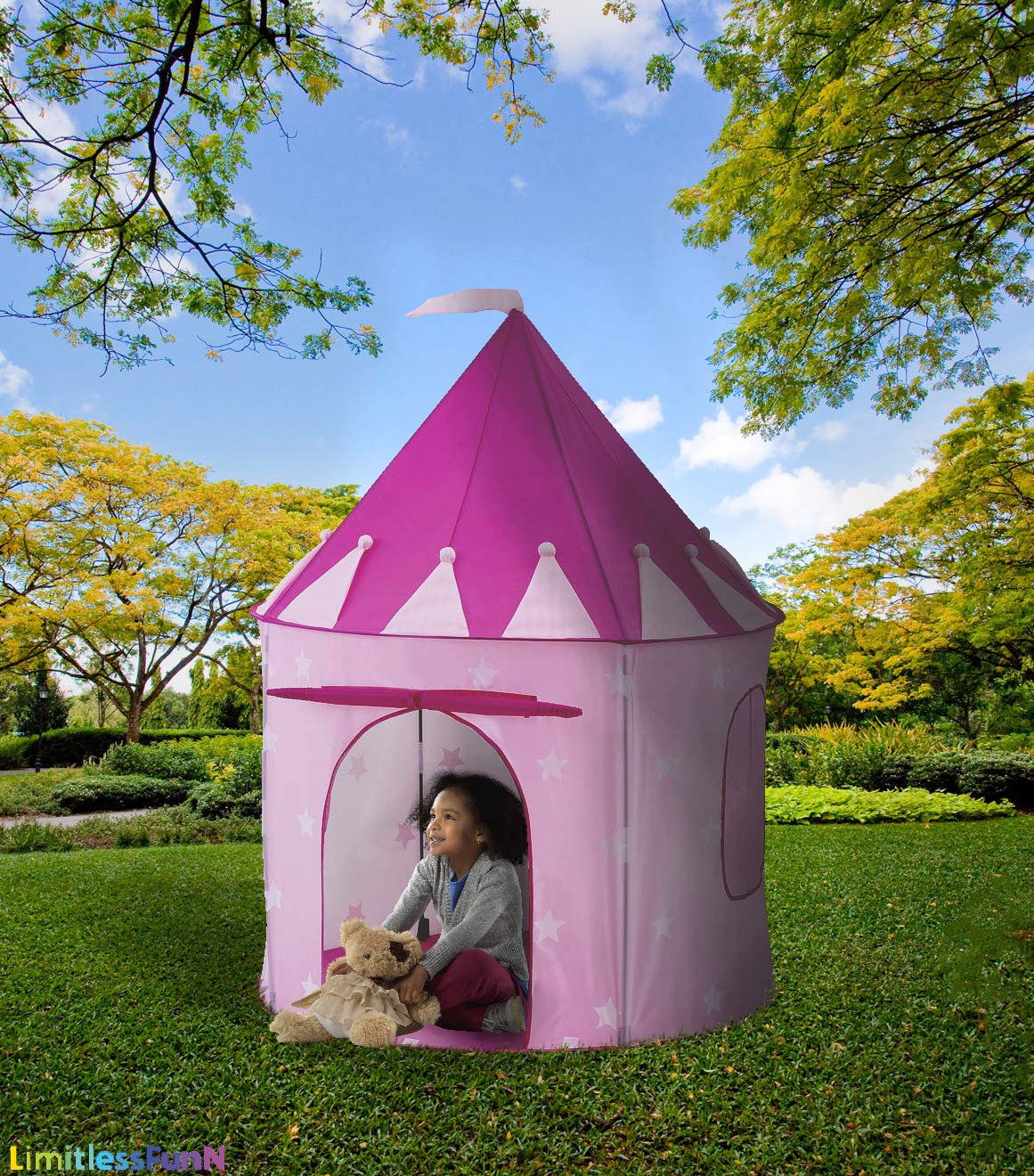 LimitlessFunN mesh windows provide ventilation while keeping bugs out.