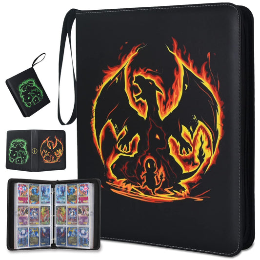 LIMSTDIC Card Binder front cover with durable design for organized collections.