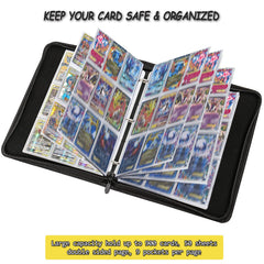 LIMSTDIC Card Binder holds up to 900 cards for expansive collections.