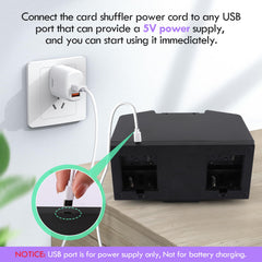 Lineba Card Shuffler in use with UNO for fast randomization