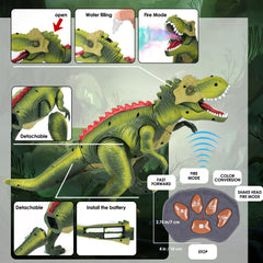 LINEQIC ABS-plastic dino ensures safe, durable daily fun