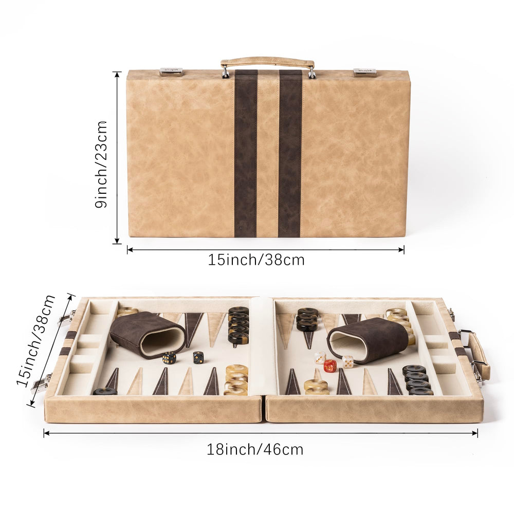 Lingle faux leather exterior offers durable protection
