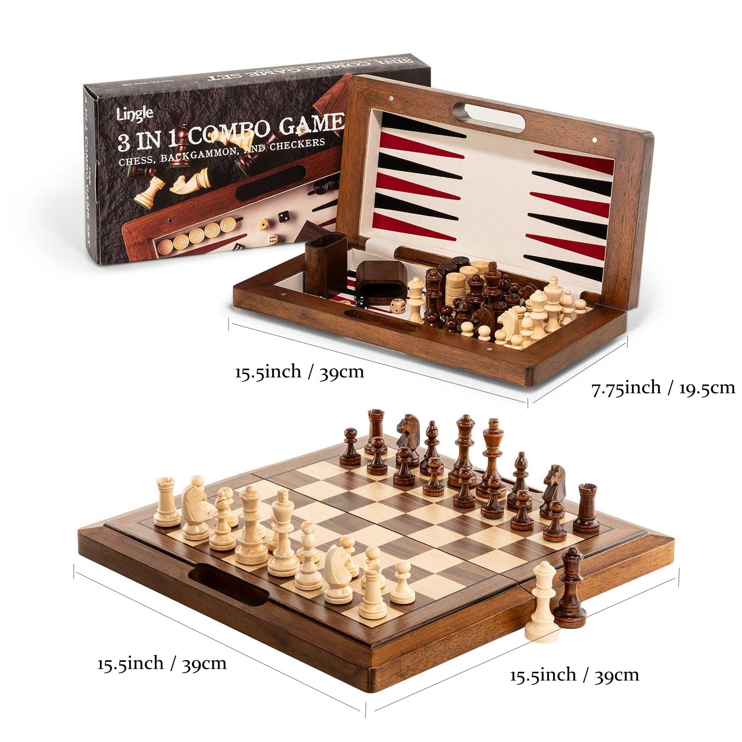 Lingle handcrafted wood board with smooth texture enhances luxury feel