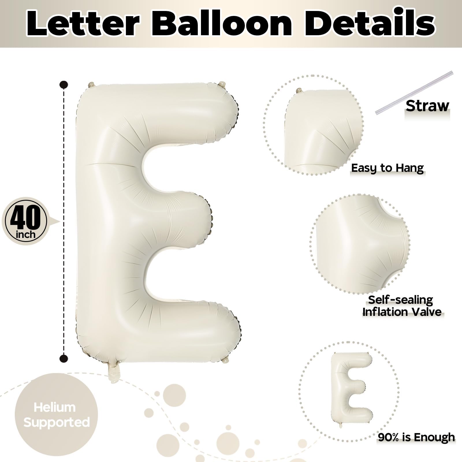 Lingqiang housewarming banner home letters four-piece kit for festive decor.