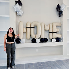 Lingqiang beige party decor that elevates any new home welcome.