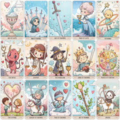 LINGYILY Starlit Dreams deck offers smooth shuffles and durable 400 GSM cardstock.