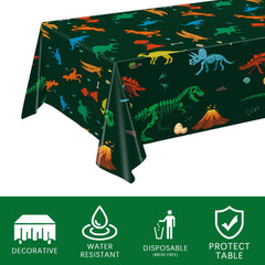 LINHAXM dinosaur banner decor creates memorable party backdrop