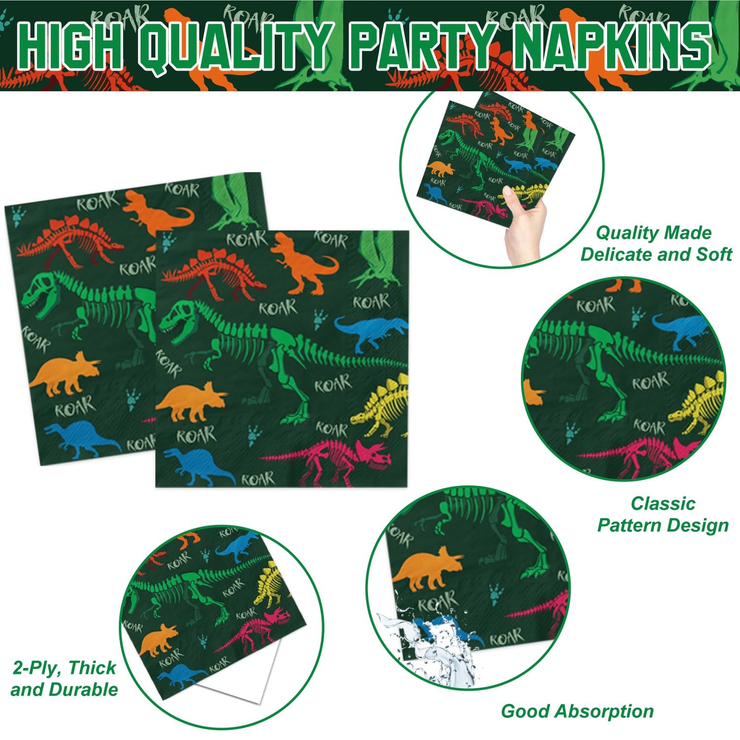 LINHAXM 24 latex balloons for playful dino ceiling display