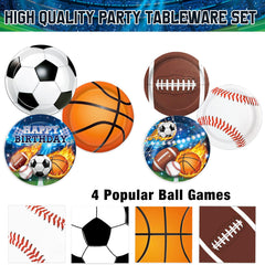 LINHAXM sports napkins in multiple designs add color and convenience