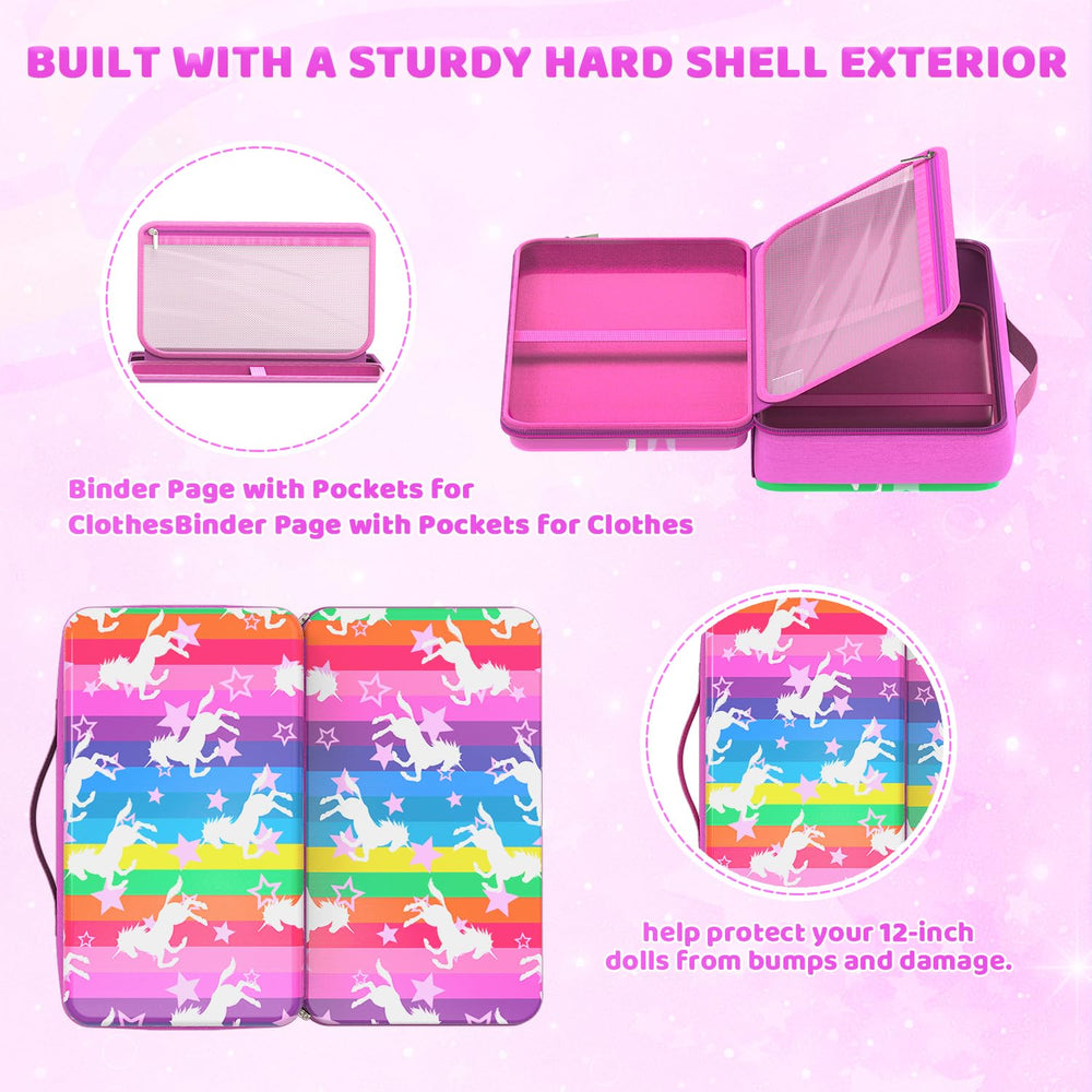 LININYHAO portable case with comfortable handle for easy travel.
