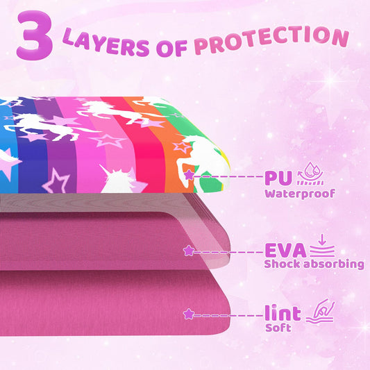 LININYHAO case offers spacious storage for multiple dolls and outfits.