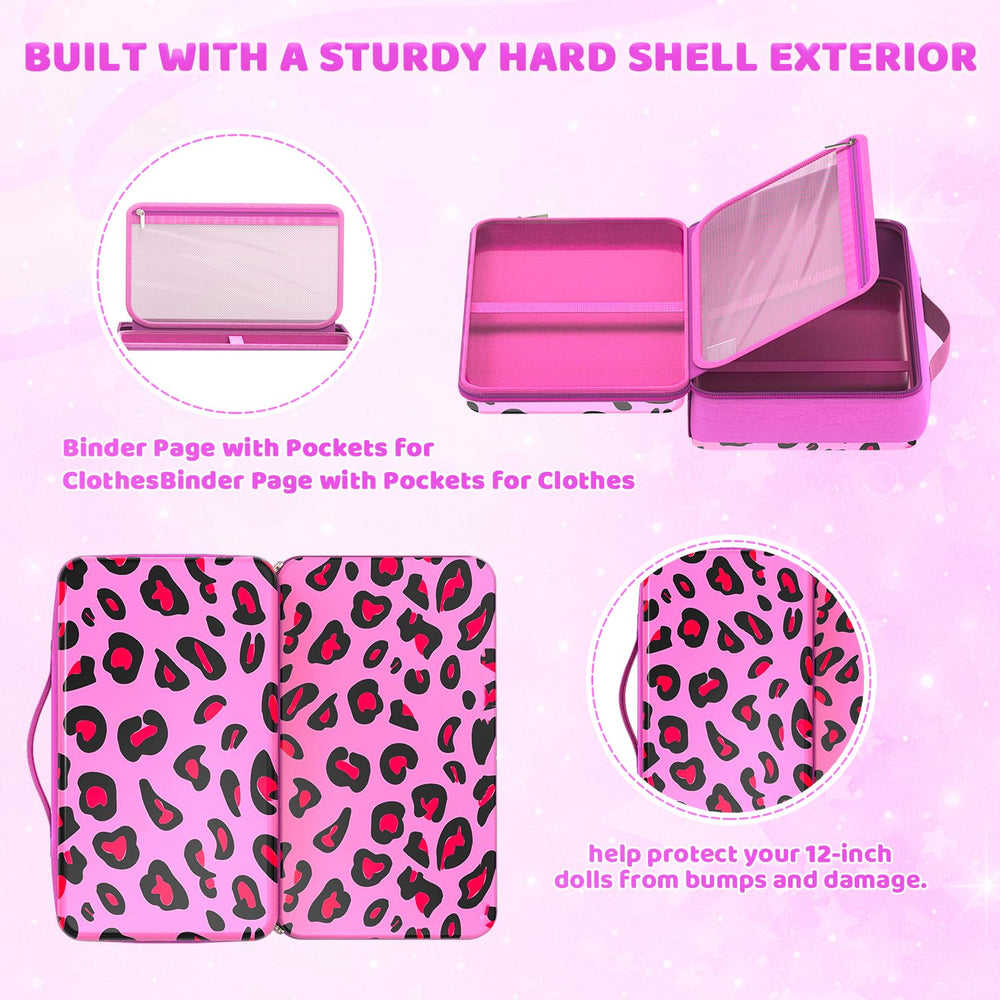 LININYHAO leopard zipper closure for secure storage