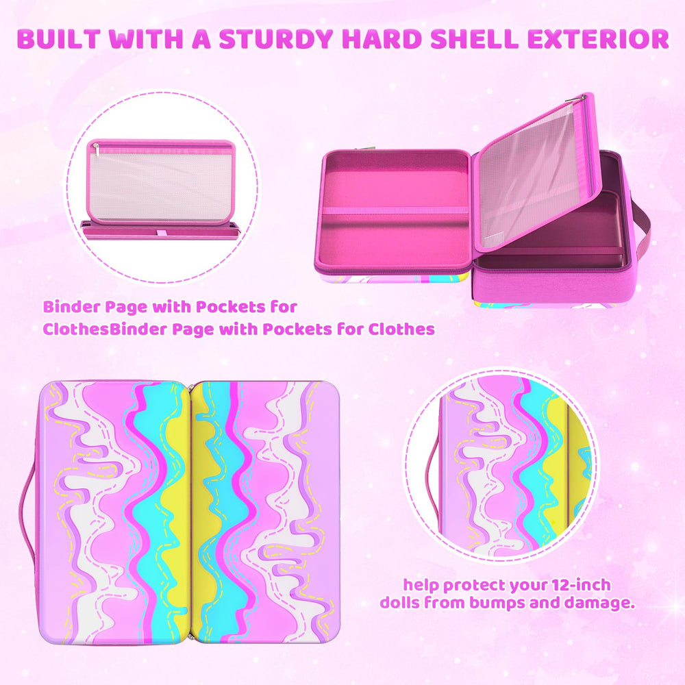 LININYHAO doll case lipstick-print design adds playful style for travel