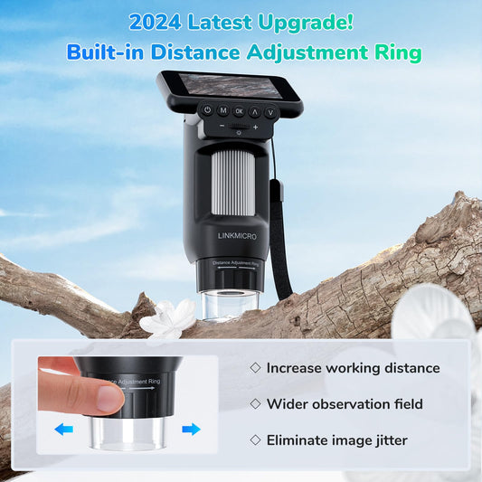 LM013 coin magnifier connects to PC for easy image viewing.