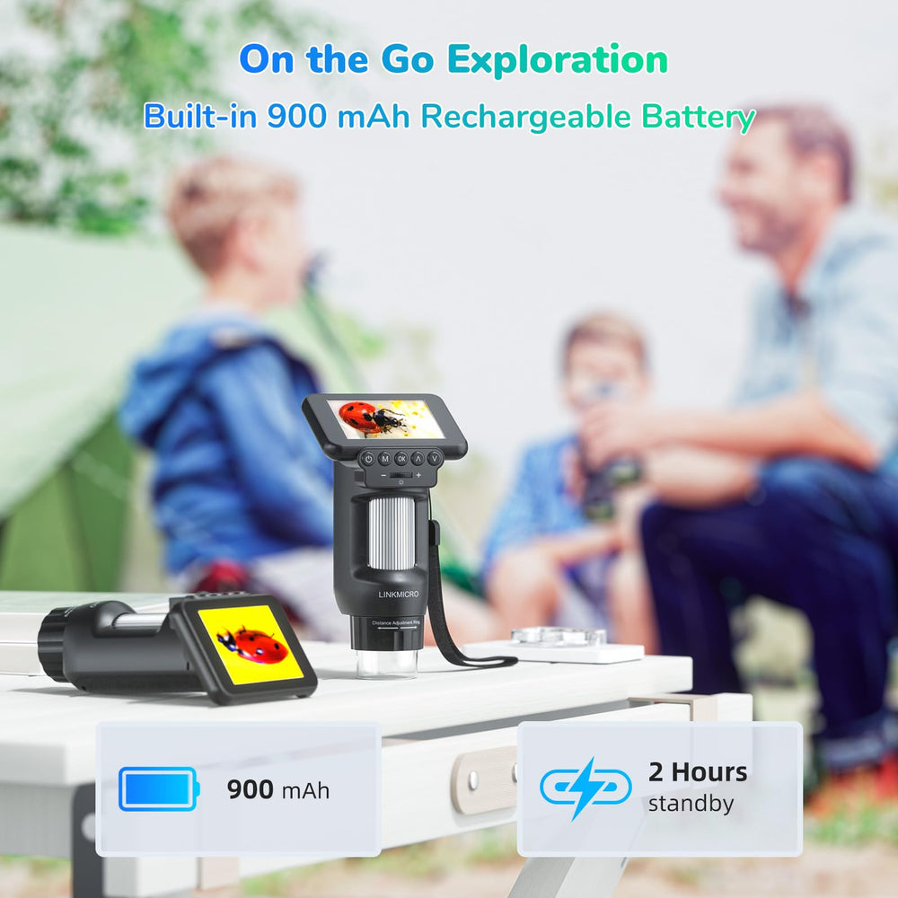 Portable, lightweight LM013 design ideal for field learning.