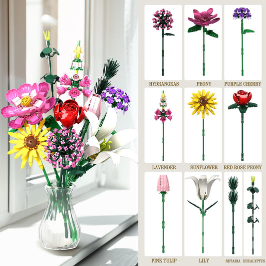 Linkowin 10-designs-bouquet-kit showcasing diverse floral arrangements
