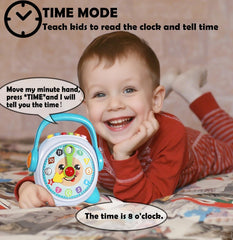 Linksandt Learning Clock sleep mode offers gentle bedtime ambience for calmer routines.