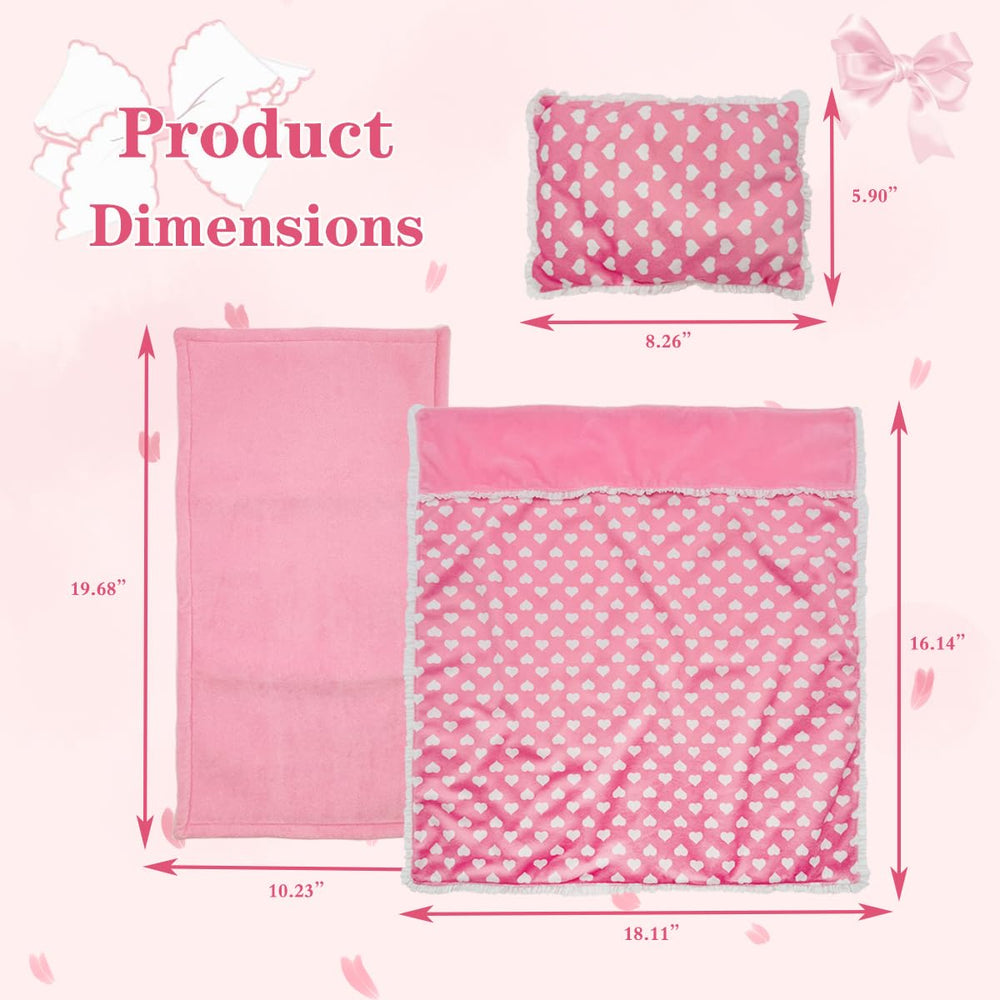 Linkyloop doll pillow is compact and portable for dollhouse adventures.