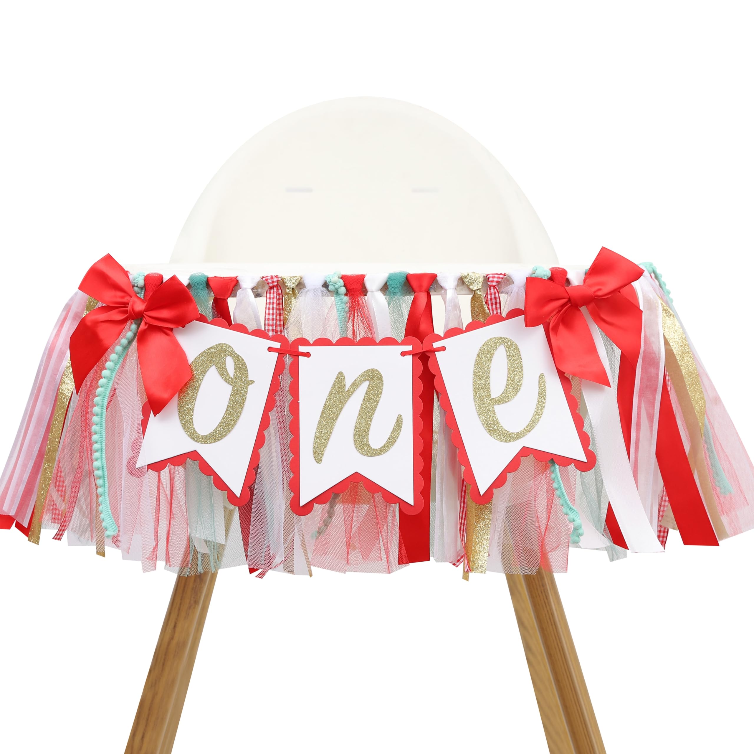 LINLULU Christmas highchair banner, 80 inches long, ideal for festive photos