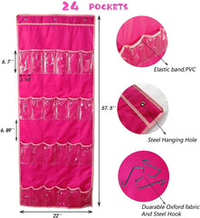 LINPOPUP Oxford fabric detail emphasizes durable washable material in pink.