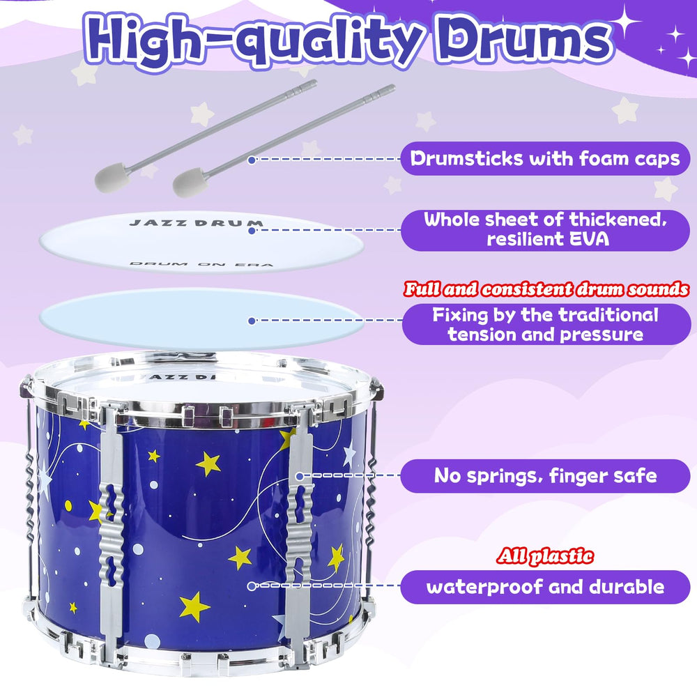 LinseyFun small drums encourage independent rhythm exploration for children ages 1-5