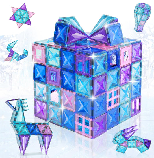 LionFuny 3D diamond blocks assembled into structures to spark imagination.
