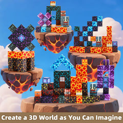 LionFuny blocks-compatibility demonstrates compatibility with many square block sets for endless scene building.