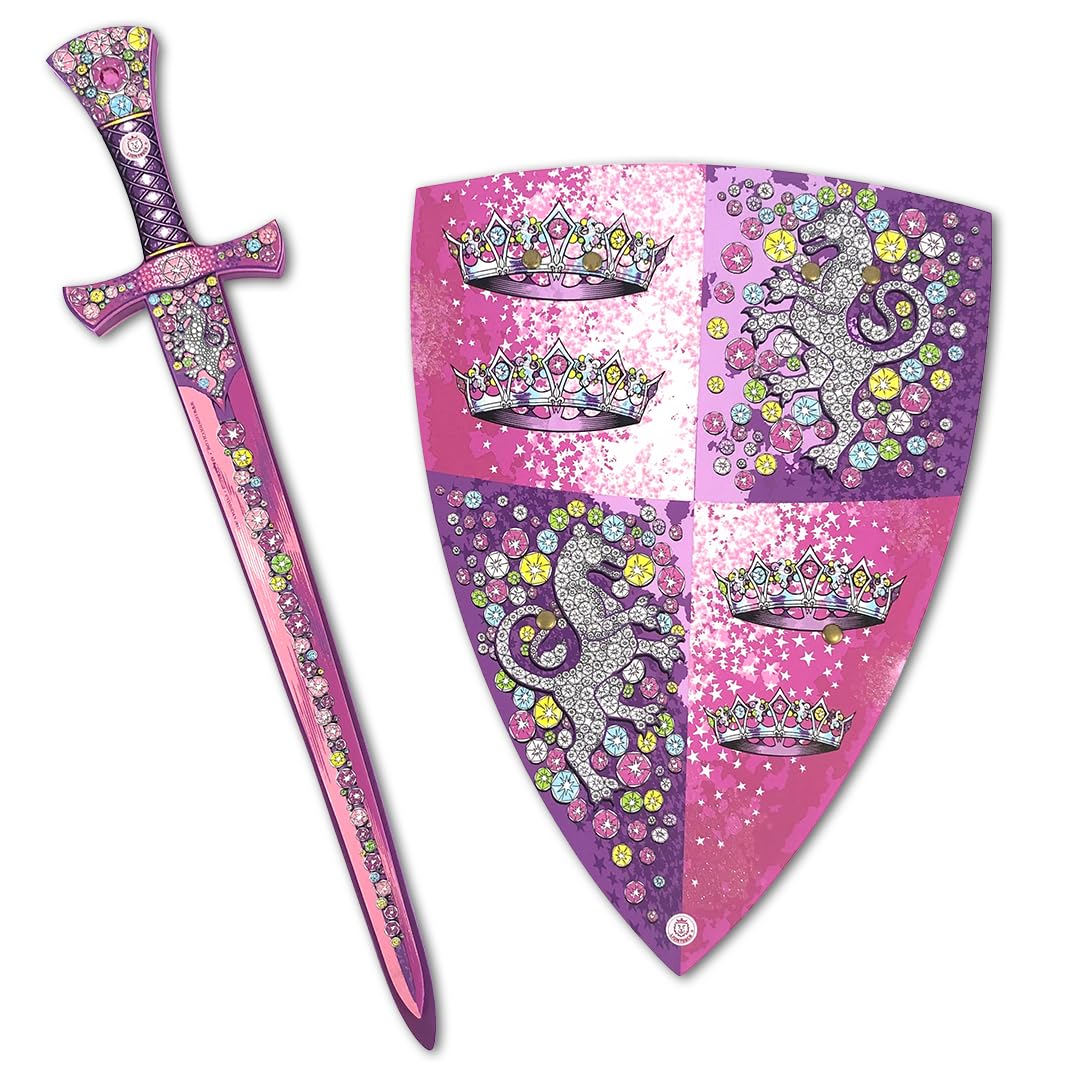 Liontouch Crystal Princess sword pink for imaginative, safe dress-up play.