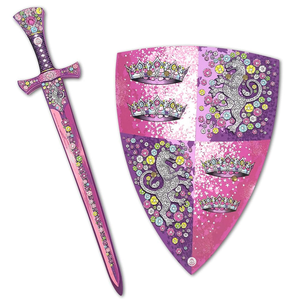 Liontouch Crystal Princess sword pink for imaginative, safe dress-up play.