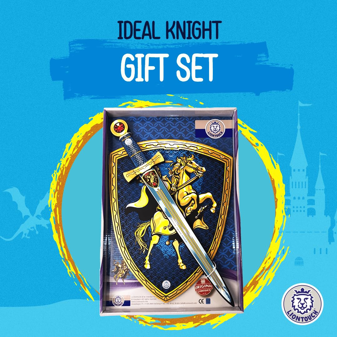 Liontouch Danish-designed knight toy set—attention to detail inspires active, imaginative play.