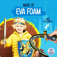 Liontouch Knight foam set—beginners' cosplay kit ideal for dress-up and party fun.