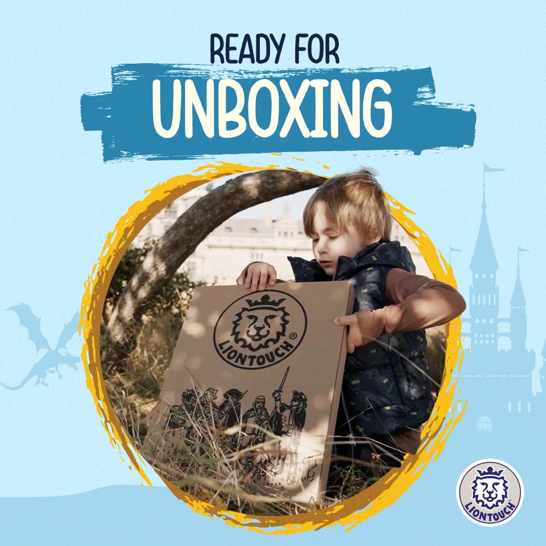 Liontouch Noble Knight gift box ready to inspire medieval adventures.