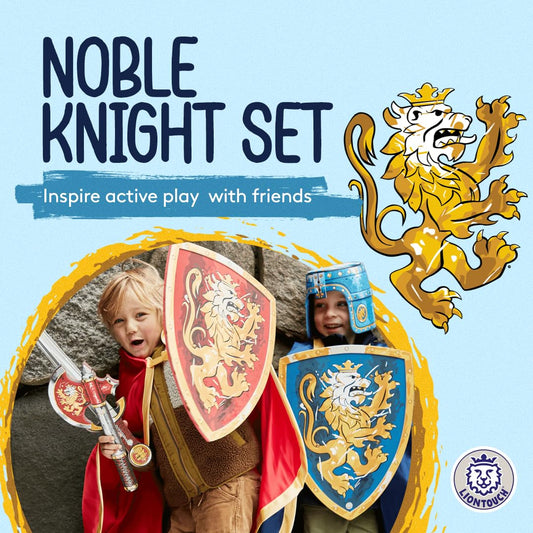 Liontouch Noble Knight shield blue ideal for imaginative shield battles