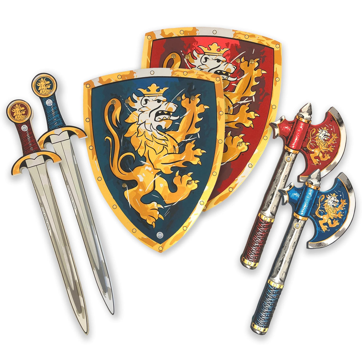 Liontouch Noble Knight sword blue for safe, action-packed pretend play