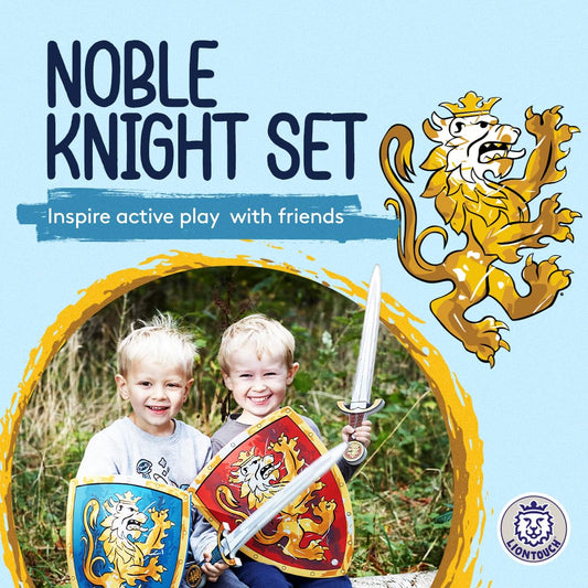 Liontouch Noble Knight red sword inspiring heroic quests.