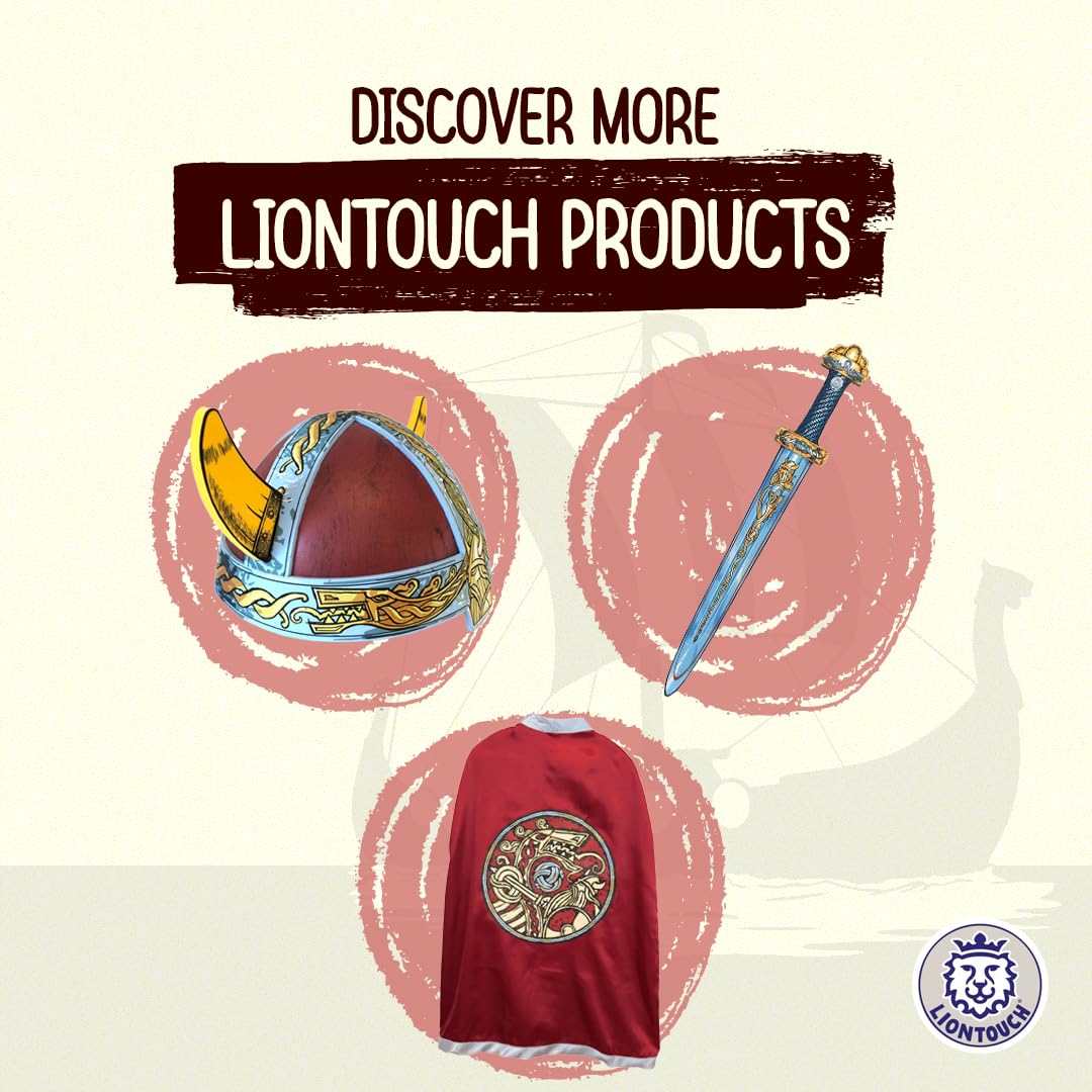 Liontouch Viking optional accessories cape and helmet extend storylines