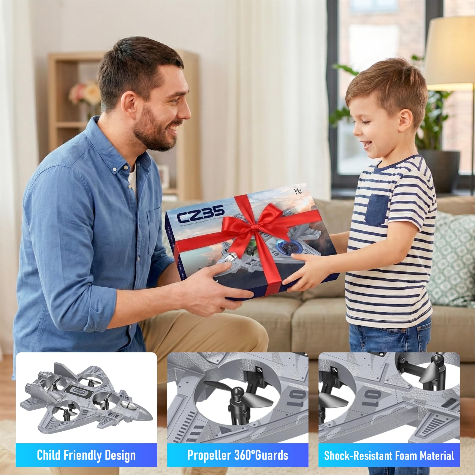 Liorbrix beginner-friendly drone that's simple to master for kids.
