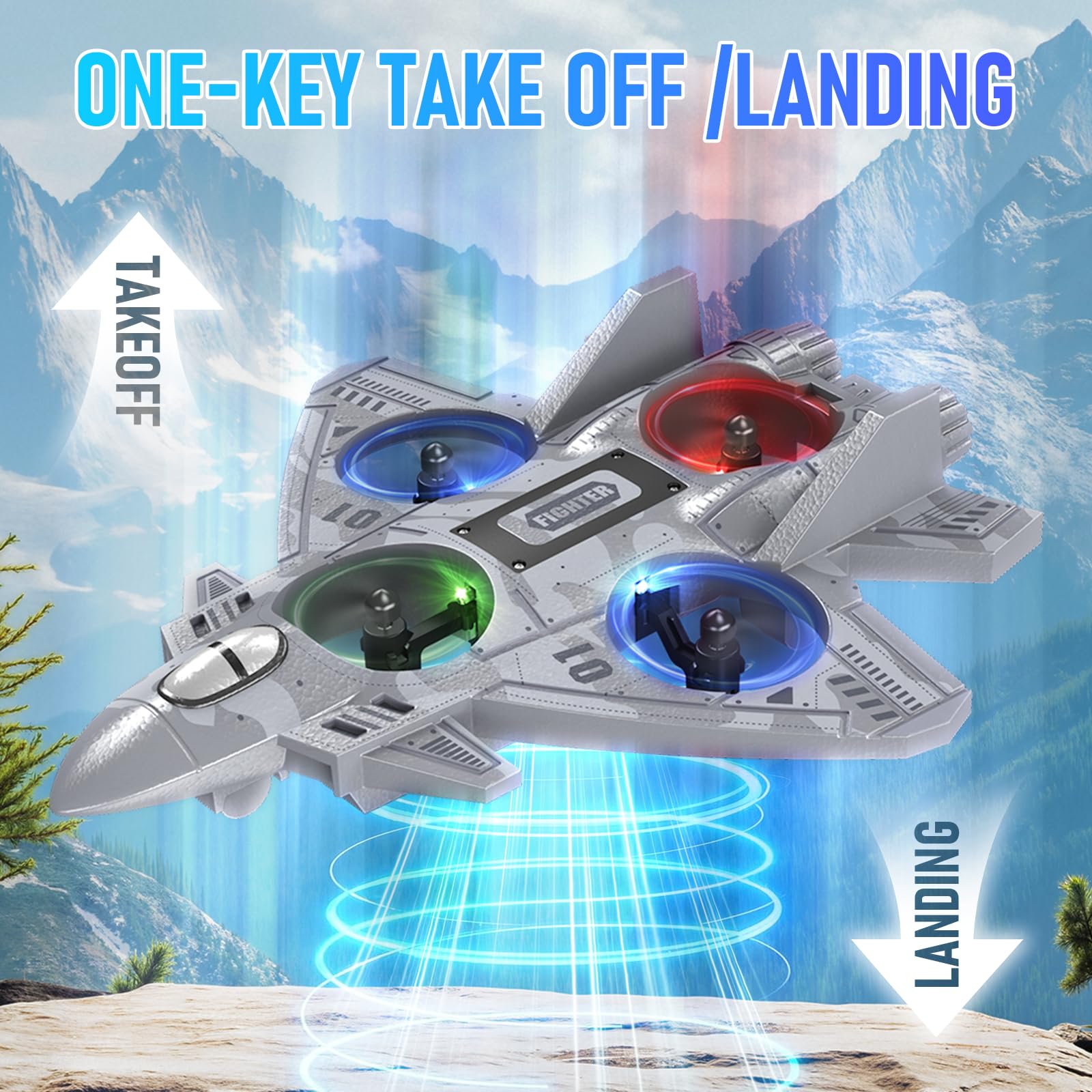 Liorbrix foam airplane withstands bumps for lengthy outdoor play.